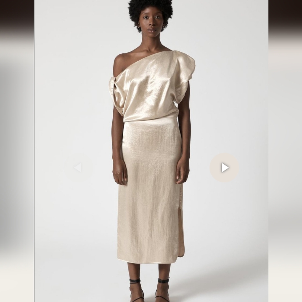 Shaina Mote Como Dress - Champagne 2